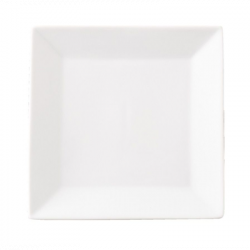 assiette plateau carré moderne blanche 26X26