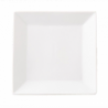 assiette plateau carré moderne blanche 26X26